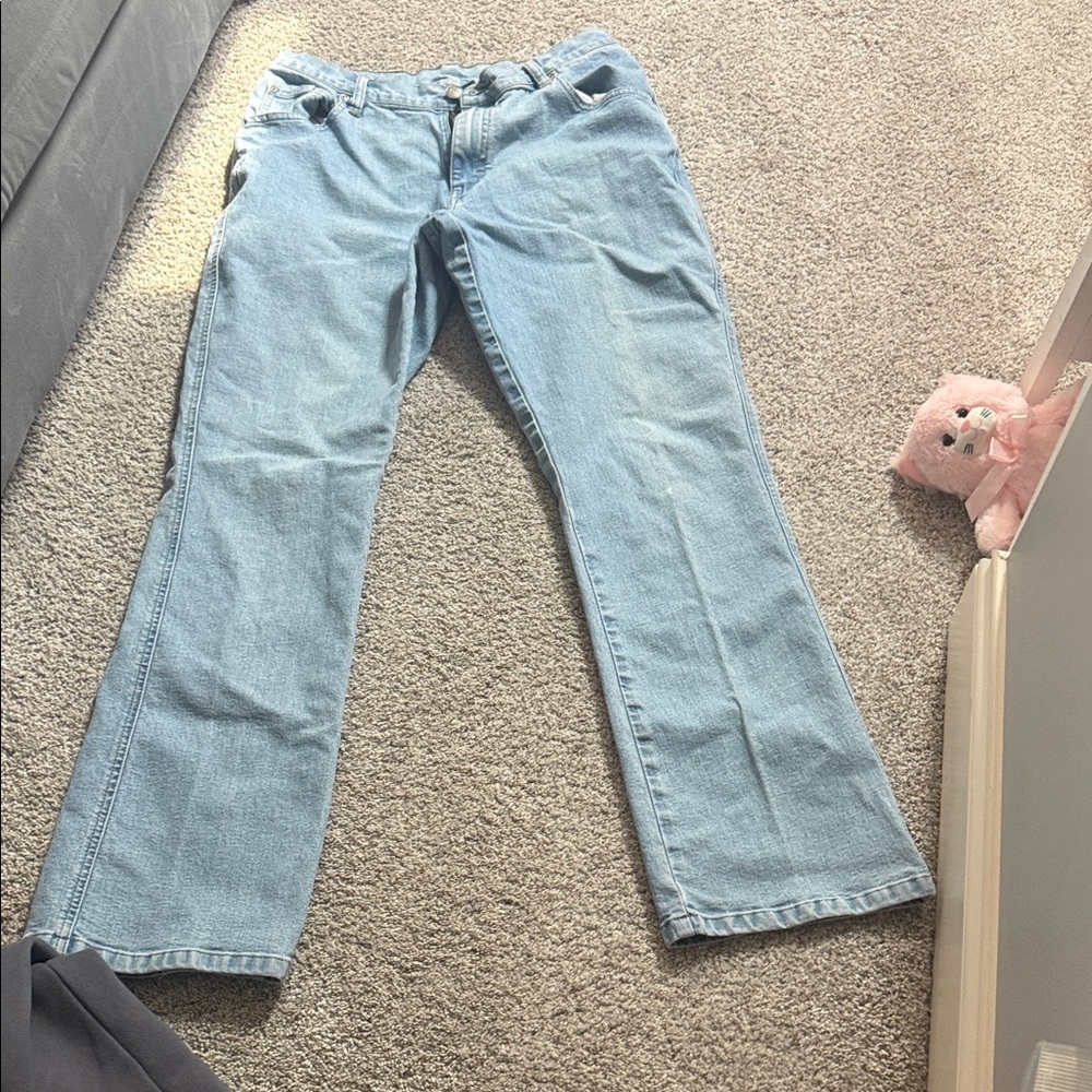 Lee Women's Light Blue Flare Jeans